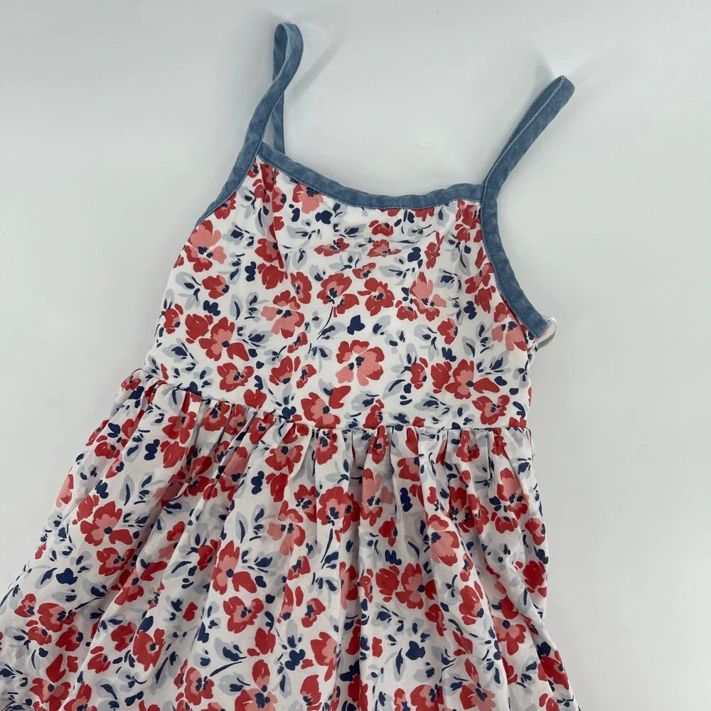 Tommy Bahama Floral‎ Sundress Tiered Sleeveless Casual Girl Size 6